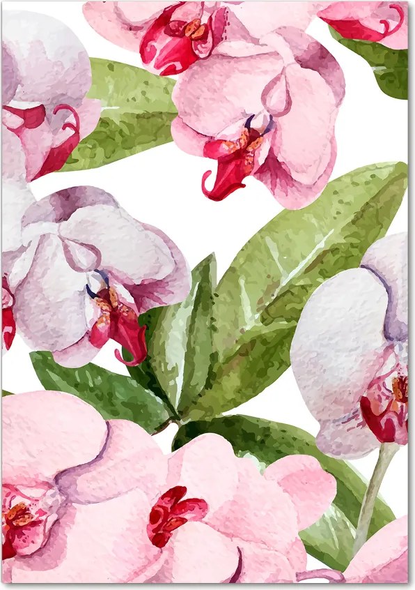 Foto-obraz szkło hartowane pionowy Orchidea