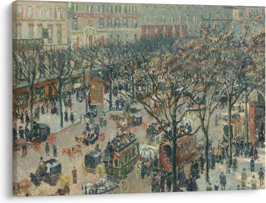 Obraz - Camille Pissarro, Boulevard des Italiens, Morning, Sunlight, reprodukcje (70x50 cm)