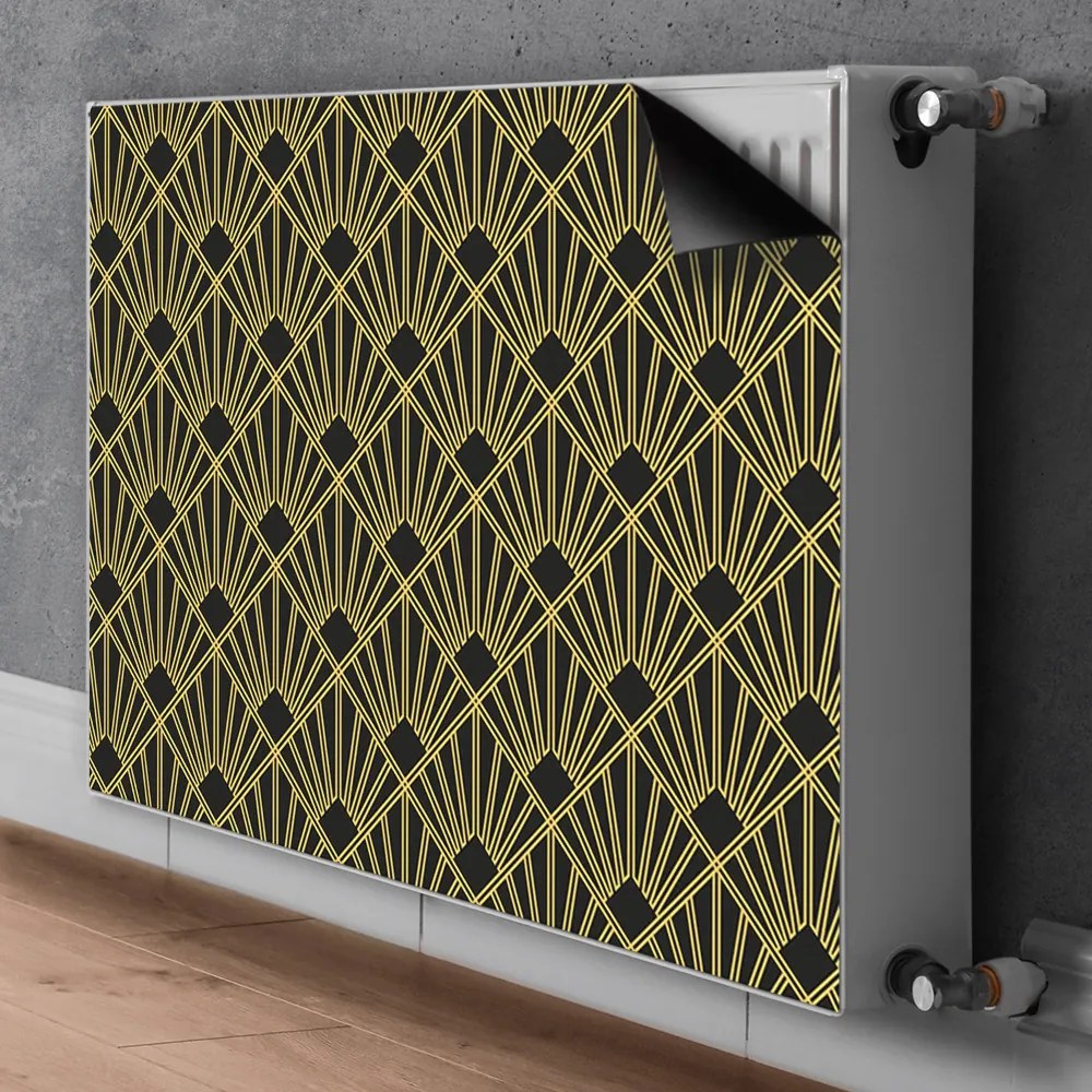 Mata dekoracyjna grzejnikowa Styl art deco