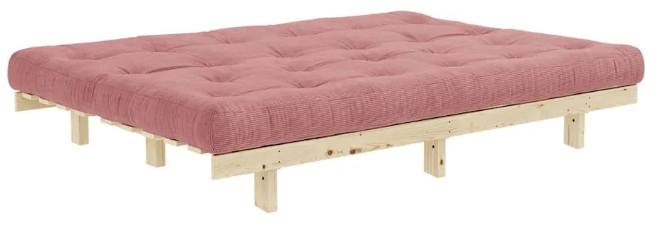 Różowa rozkładana sofa 190 cm Lean – Karup Design