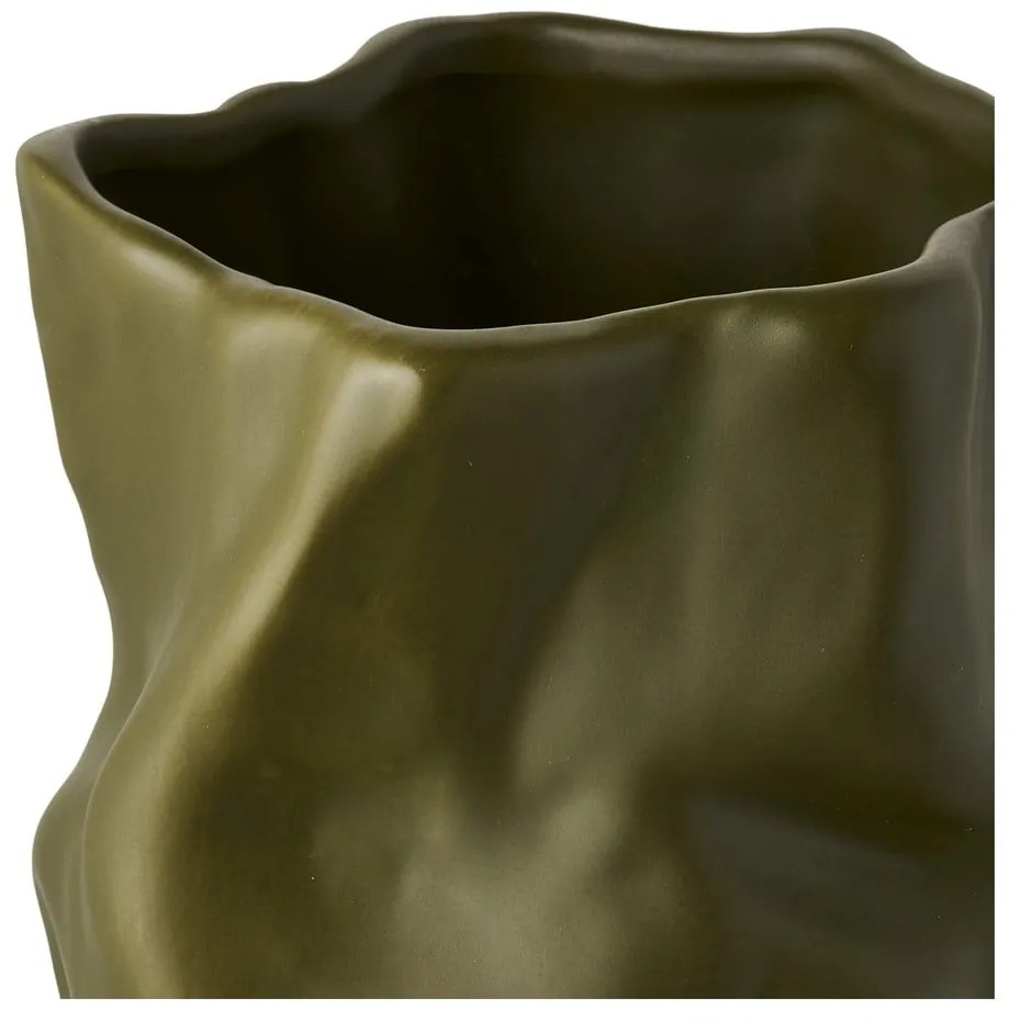 Zielony ceramiczny wazon (wysokość 25,5 cm) Lika – House Nordic