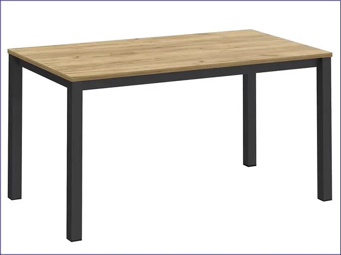 Długie biurko do pracy dąb craft D6-D14