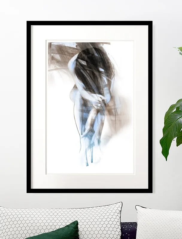 Obraz Akt 3, Seria Niebieska