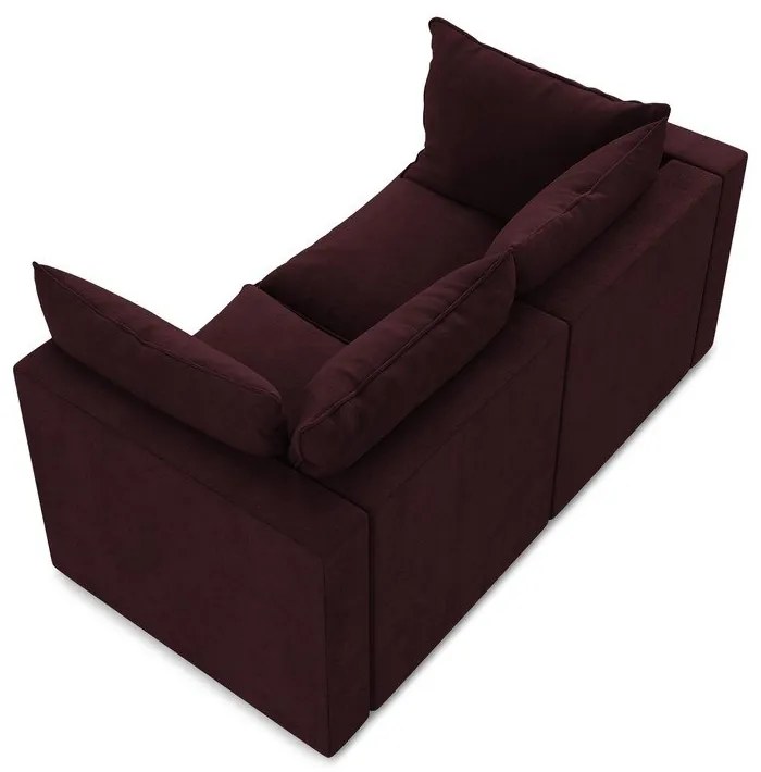 Bordowa sofa 180 cm Manao – Makamii