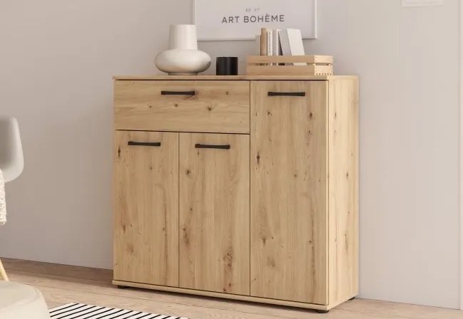 Komoda z szufladą i drzwiami Niko 34-D78 dąb Artisan