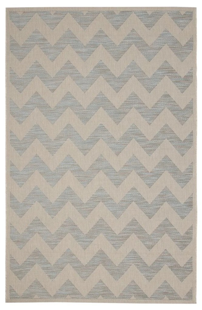 Dywan Modern Chevron wool/ ice blue 160x230 cm