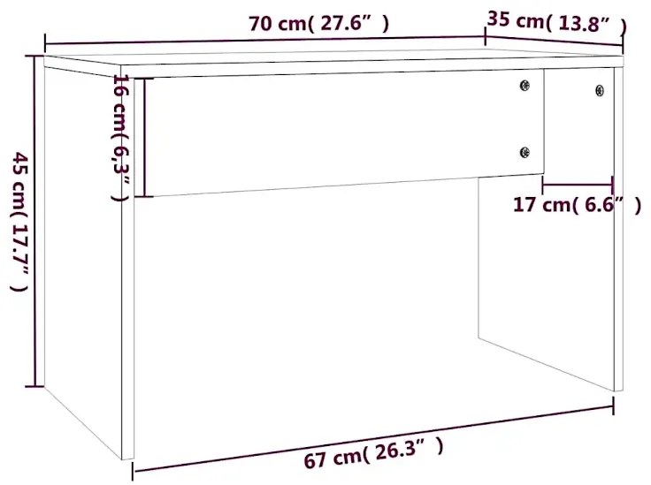 Biały stołek do toaletki C2-F23