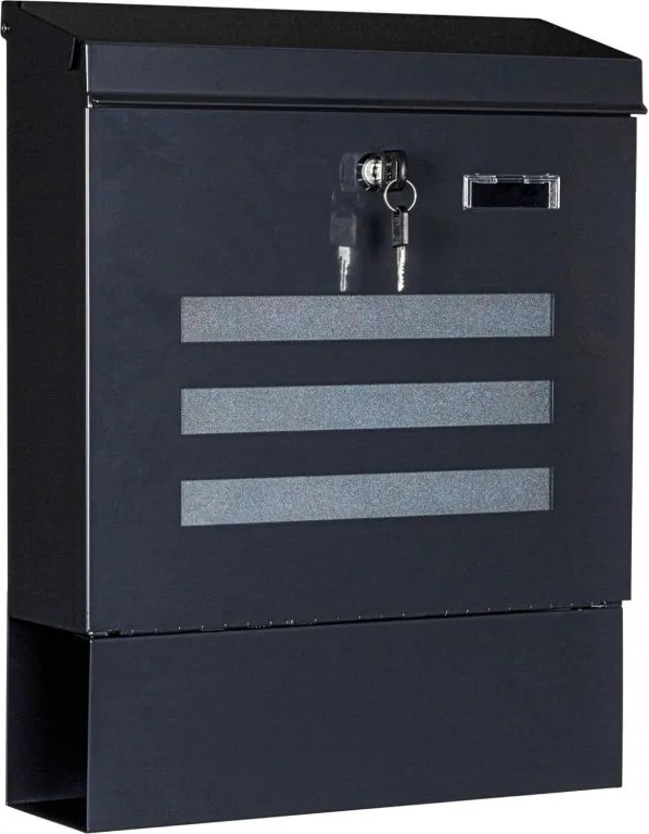 STILISTA Skrzynka na listy ścienna 35 x 44 x 11 cm, stal