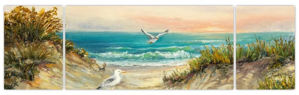 Obraz - Piaszczysta plaża (170x50 cm)