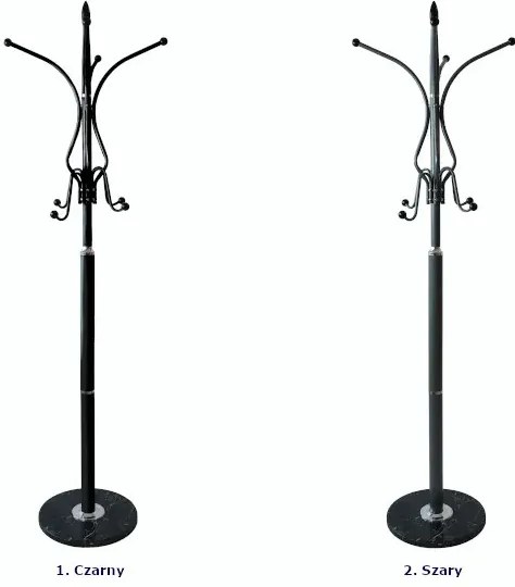 Szary stojący wieszak N7-P02