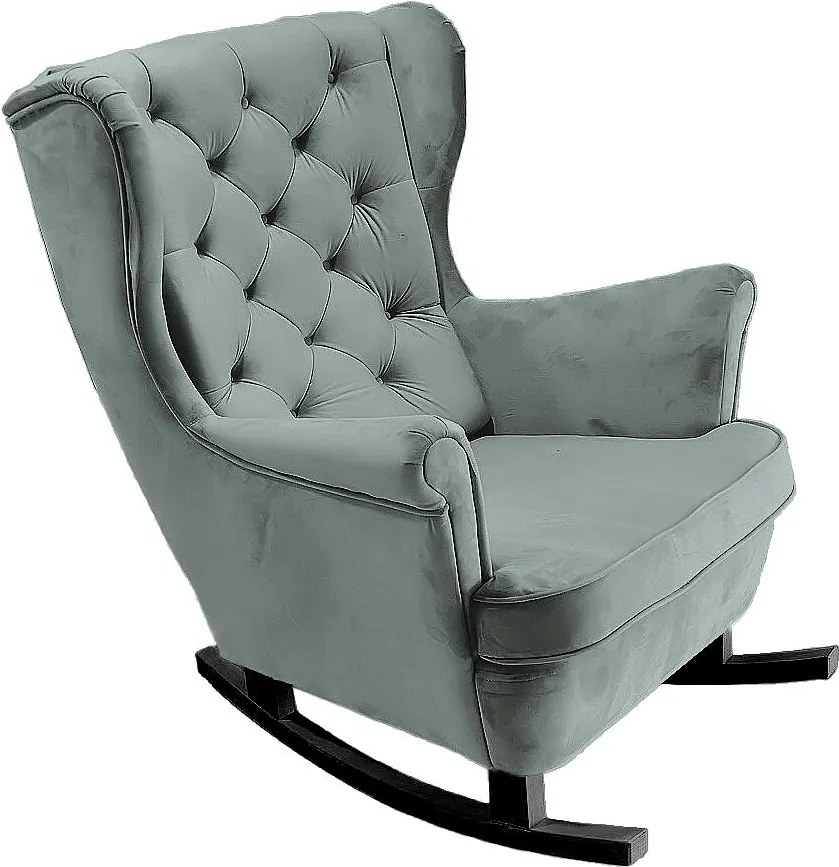 Fotel Relax z Tapicerowanym Siedzeniem i Podłokietnikami, Fotel TV 102x81x95cm Popiel_29857