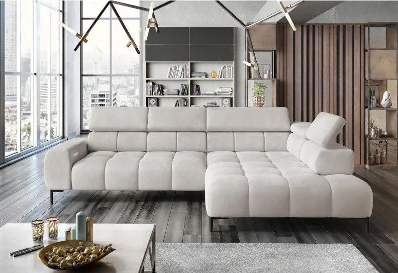 Narożnik PLAZA L wolnostojący Prawostronny Solar 03 WERSAL