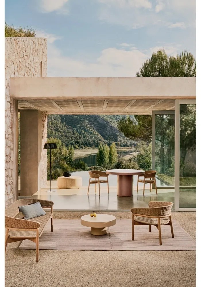 Drewniane krzesło ogrodowe w naturalnym kolorze Arinella – Kave Home