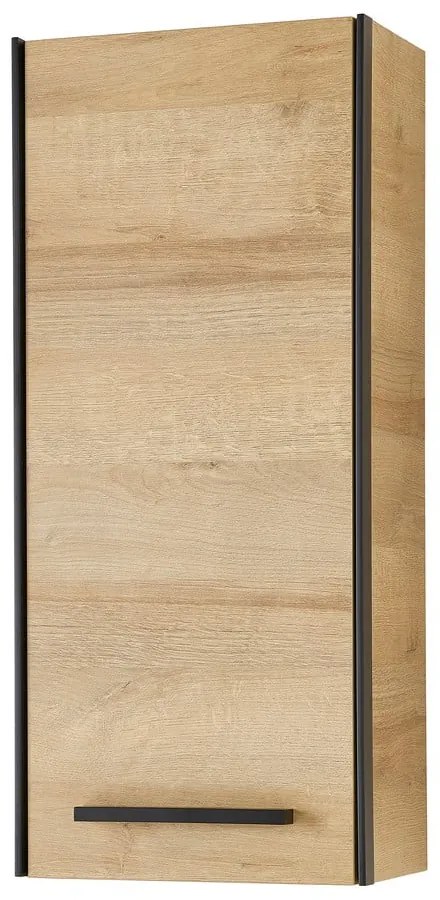 Wisząca szafka łazienkowa w dekorze dębu w naturalnym kolorze 70x30 cm Quickset 395 – Pelipal