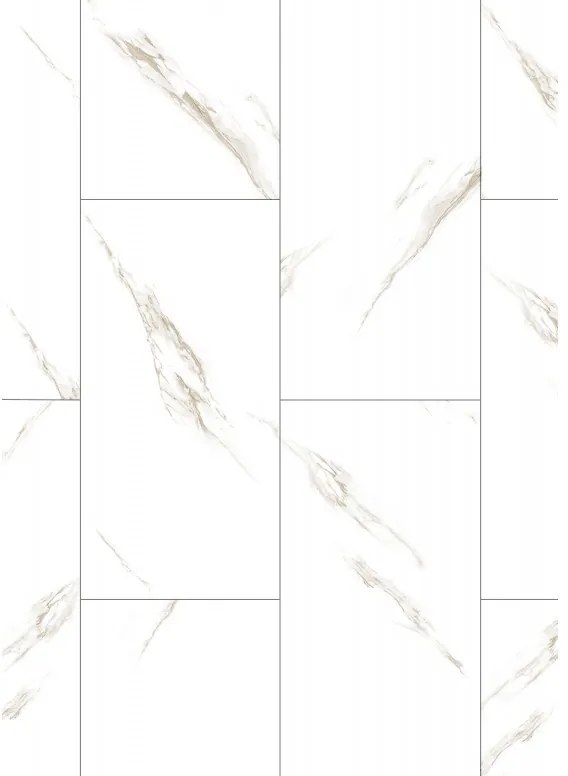 Mexen River White panele winylowe 610 x 305 mm LVT Dryback 2,5 mm, podkład PVC, 4 V-Fuga, Jazz White - F1450-0610-305-255-4V1-01