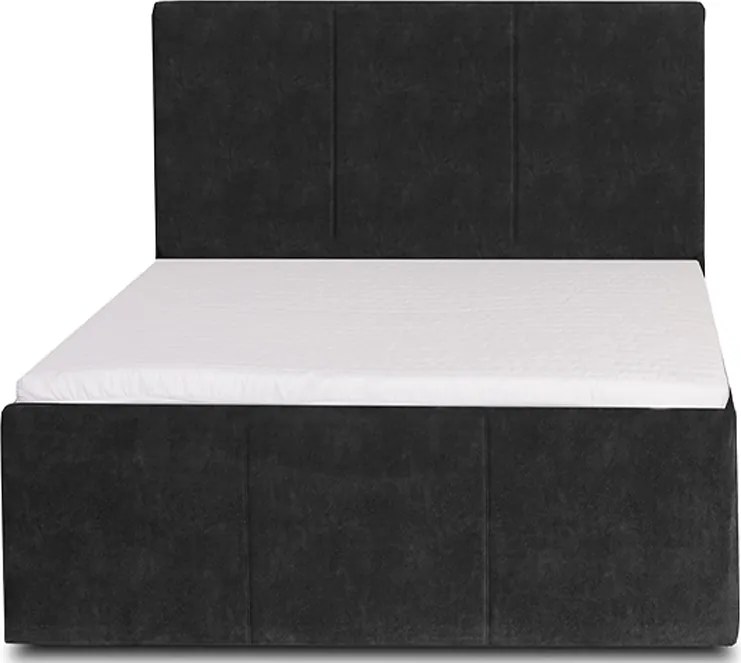 Łóżko TOWN 160x200 cm Ciemny brąz Bez materaca