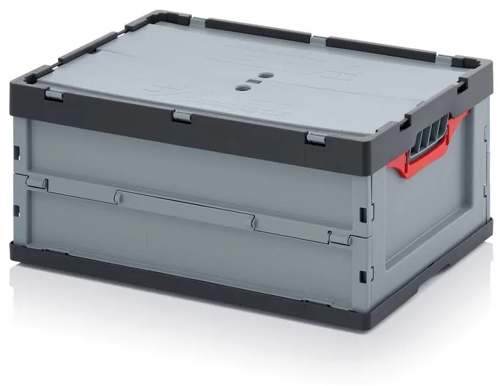 Skrzynki składane z wiekiem 600x400x270 mm