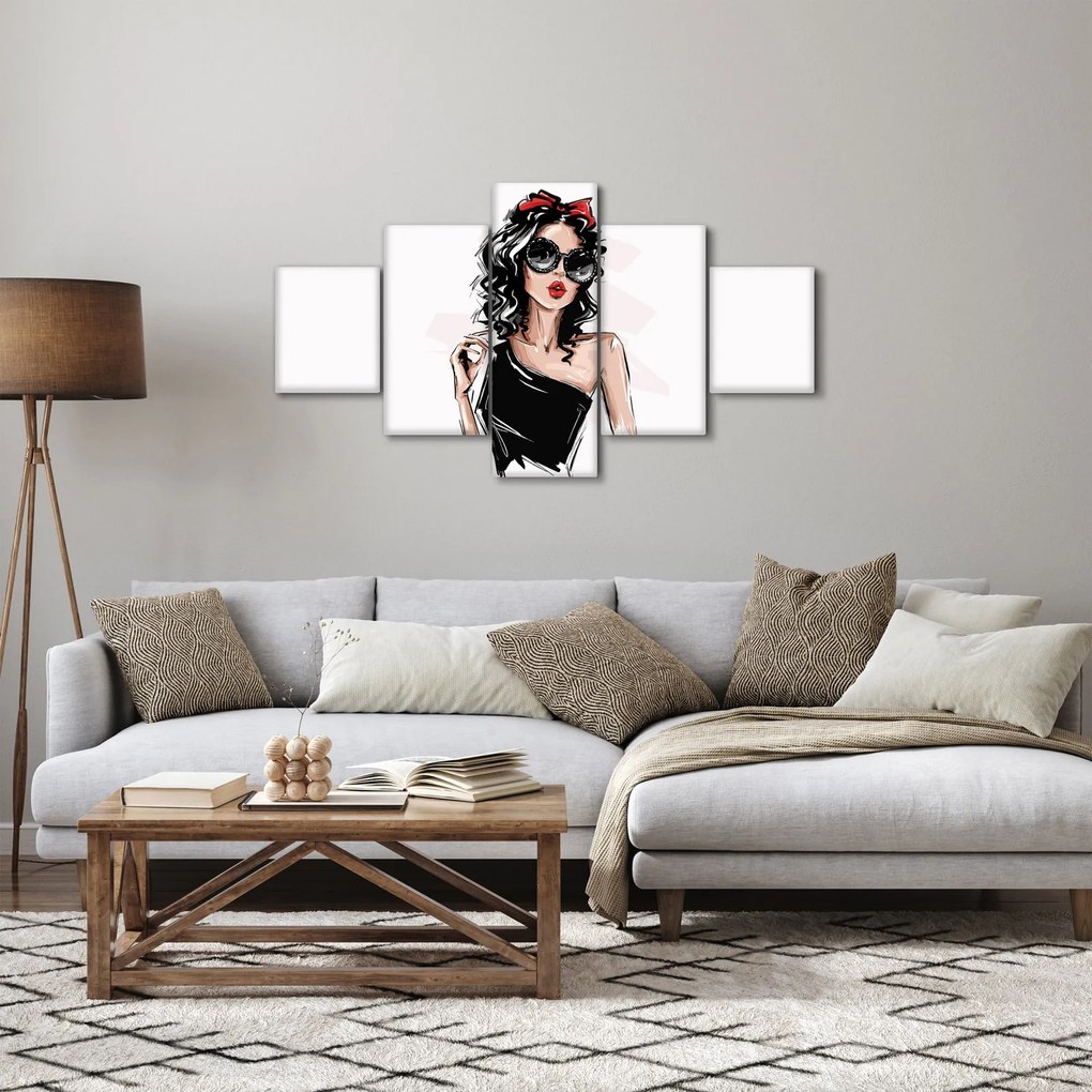 Obraz - Modna kobieta (125x70 cm)