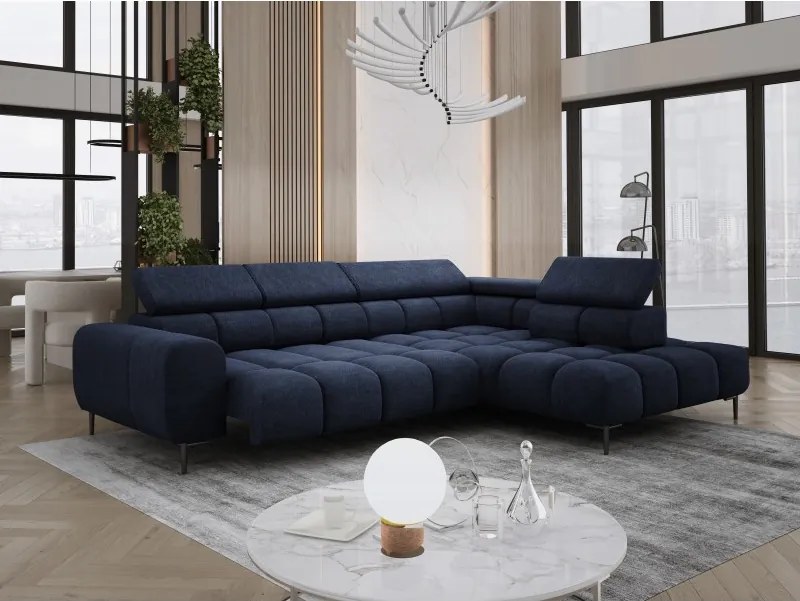 Narożnik PLAZA L wolnostojący Prawostronny w tkaninie CLOUD 79 WERSAL