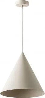 Lampa Sufitowa Wisząca Z Żelaza Arilda Kremowa & Ø30 Cm - Sklum