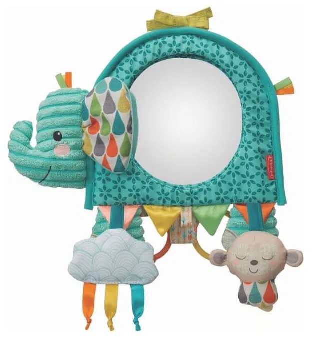 Infantino - Wiszący pulpit z funkcjami i lustrem słoń