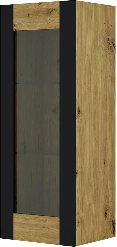 Witryna ścienna dąb artisan M9-C19
