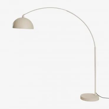 Lampa Podłogowa Diala Z Żelaza Kremowa Tapioca & 240 X 200 Cm - Sklum