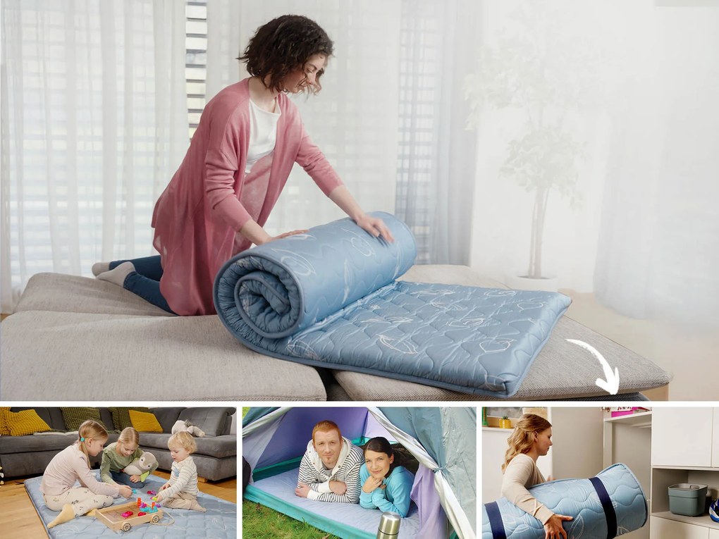 Materac nawierzchniowy Dormeo Roll Up 5cm 70x190 cm