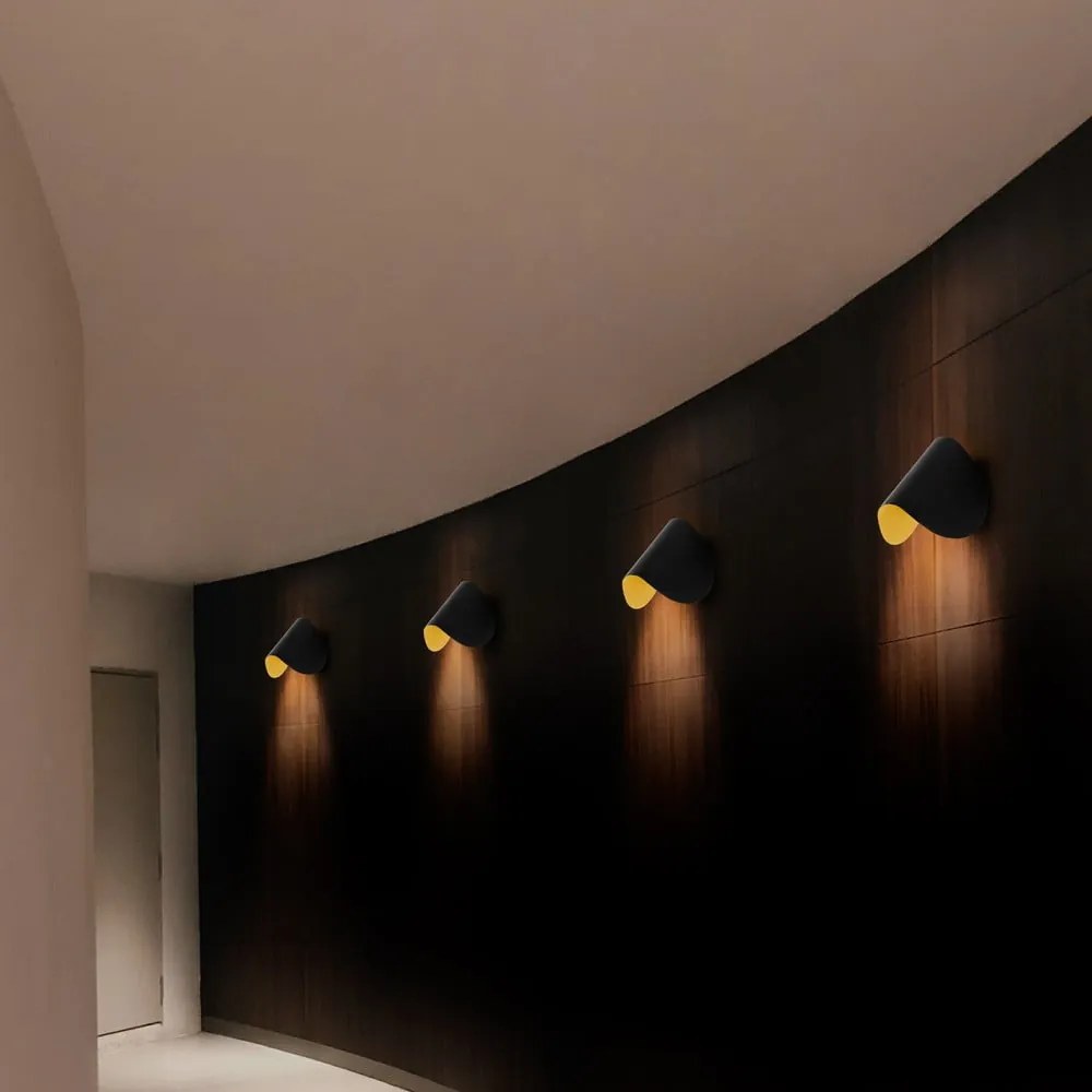 Czarny kinkiet LED Heybe – Opviq lights