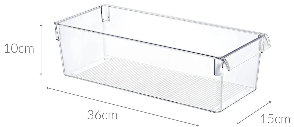 Podłużny organizer do lodówki, 36 x 15 x 10 cm