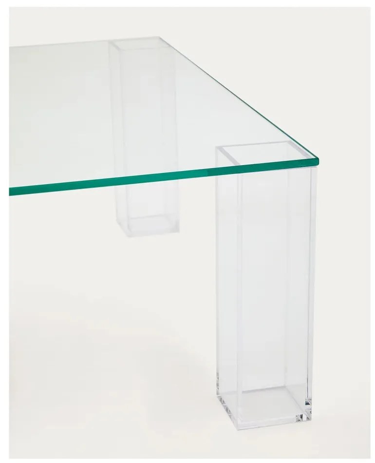 Szklany stolik 85x85 cm Adularia – Kave Home