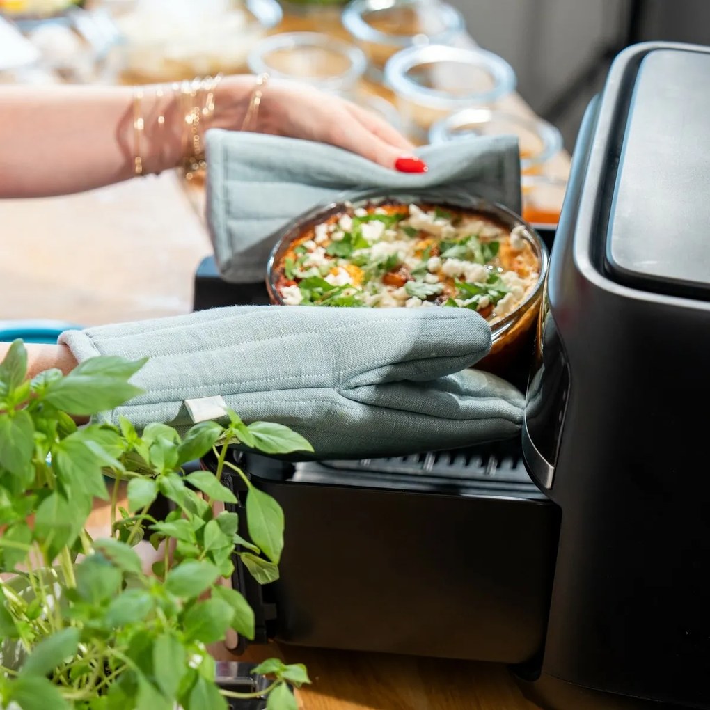Pyrex Okrągła miska do pieczenia Air Fryer 1 l, 20x 18 x 7 cm, 1 l