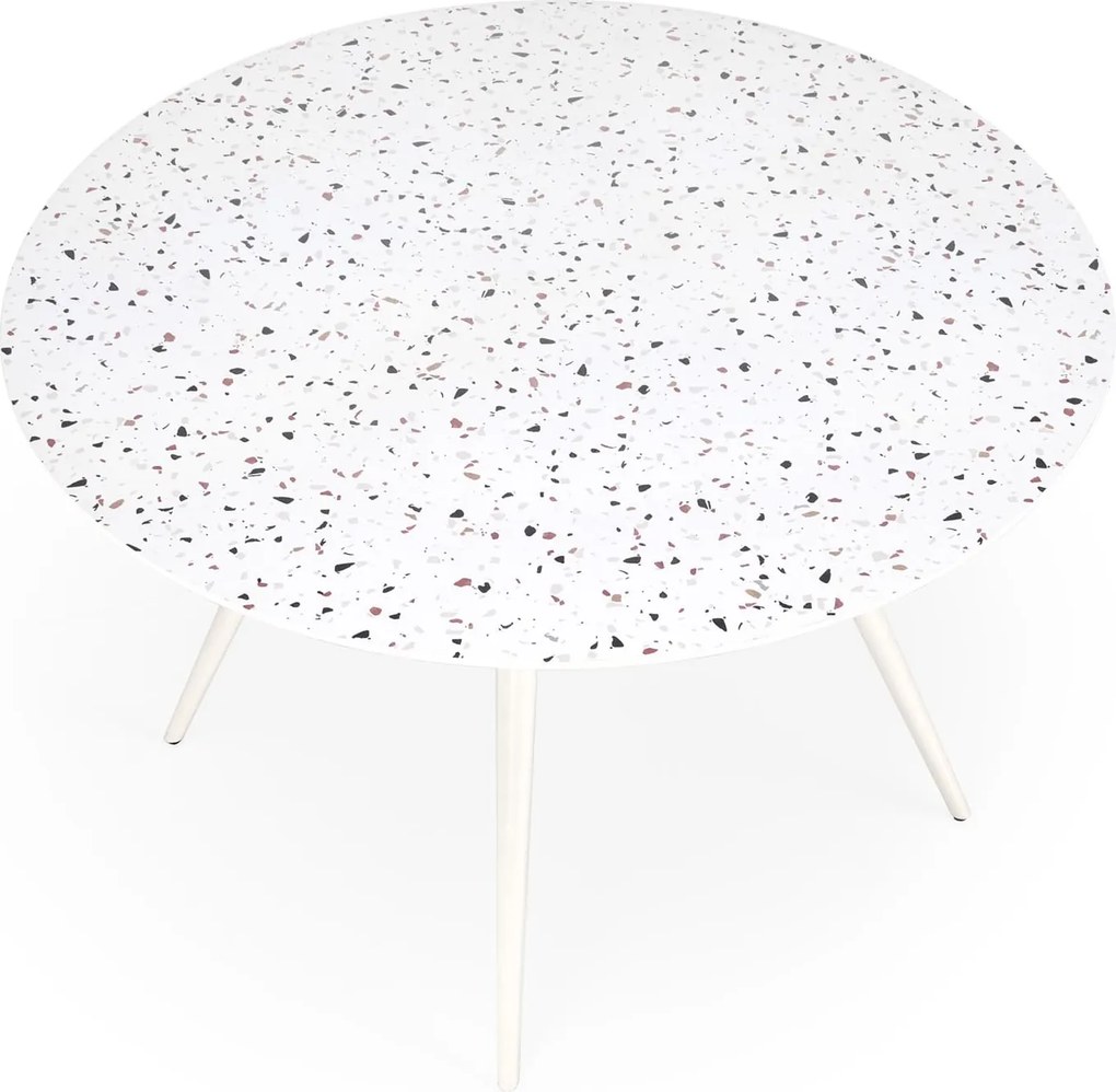 Okrągły stół z blatem lastryko Aramis Halmar