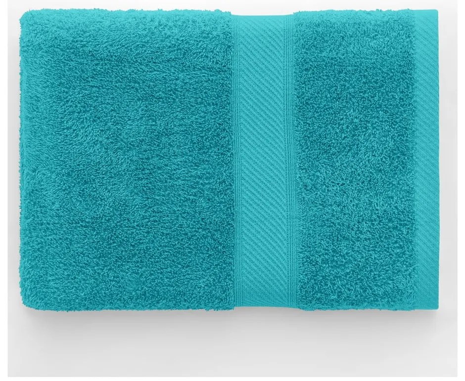 Niebieski/turkusowy ręcznik z mieszanki bambusa frotte 50x100 cm Bamby – Restilo