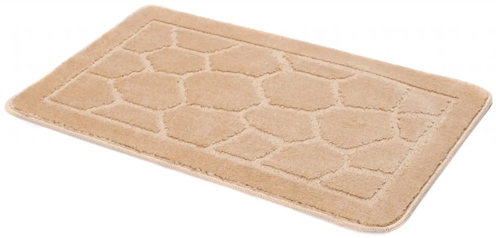 Stylowy beżowy dywanik łazienkowy R5-L84