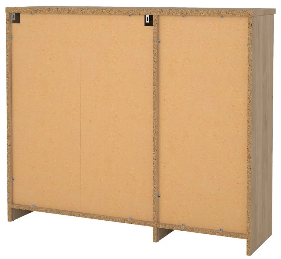 Uchylna szafka na buty w dekorze dębu w naturalnym kolorze 109x93x32 cm Naia – Tvilum