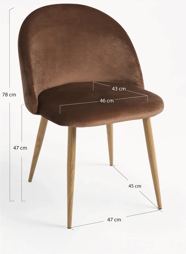Silla Vint Terciopelo