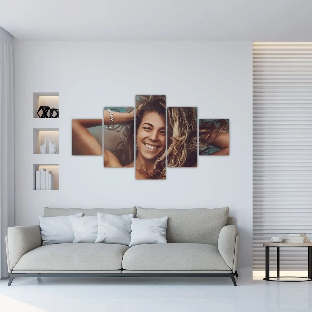Obraz - Portret młodej kobiety (125x70 cm)