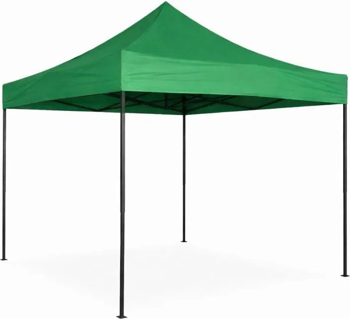 Pawilon ogrodowy, eventowy FG9, 3x3 m automatyczny - namiot z regulacją wysokości, zielony