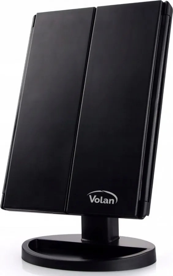 Lusterko Do MAKIJAŻU Powiększające 3X Kosmetyczne PODŚWIETLANE LED | VOLAN