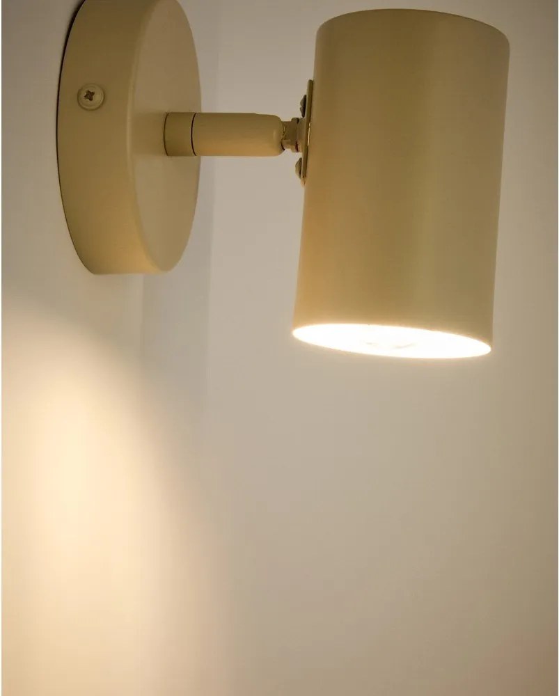 Beżowy metalowy kinkiet Manie – Kave Home