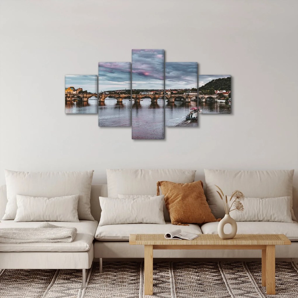 Obraz Mostu Karola (125x70 cm)