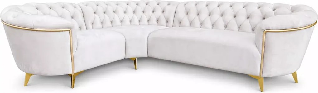 Nowoczesny narożnik Sole Front w kilku wymiarach do wyboru, szeroka oferta tkanin, kształt L