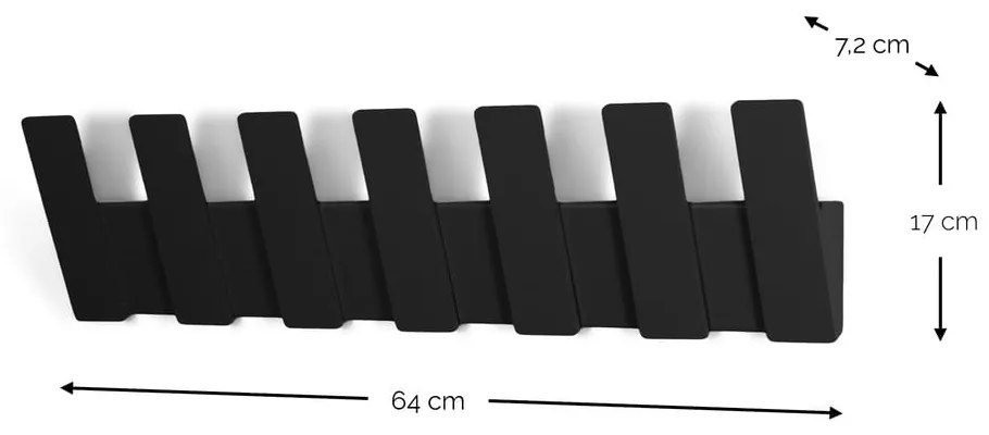 Jasnoszary metalowy wieszak ścienny Angle – Spinder Design