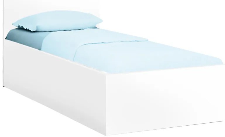 Łóżko SOFIA 90 x 200 cm, biała Stelaż: Ze stelażem listwowym elastycznym, Materac: Materac Somnia 18 cm