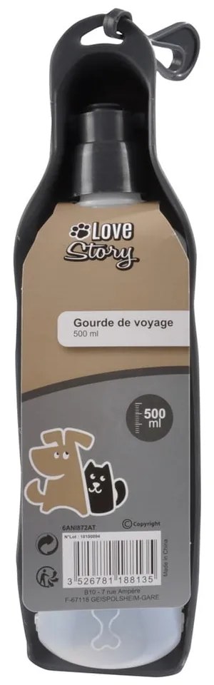 Butelka podróżna dla psa – Love Story