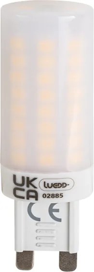 Zestaw 2 żarówek LED G9 3-stopniowe ściemnialne opalowe 4,5W 500 lm 4000K