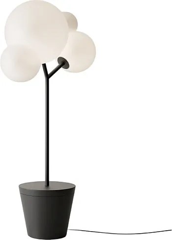 Zafferano - Lampa podłogowa Tree of Light do użytku wewnątrz i na zewnątrz, czarna - Lampa podłogowa LED E27 - Regulowana podstawa