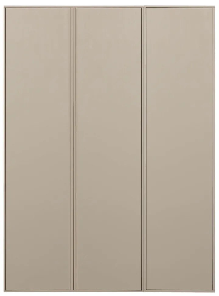 Kremowa szafa modułowa z litego drewna sosnowego 150x200 cm Daily – vtwonen