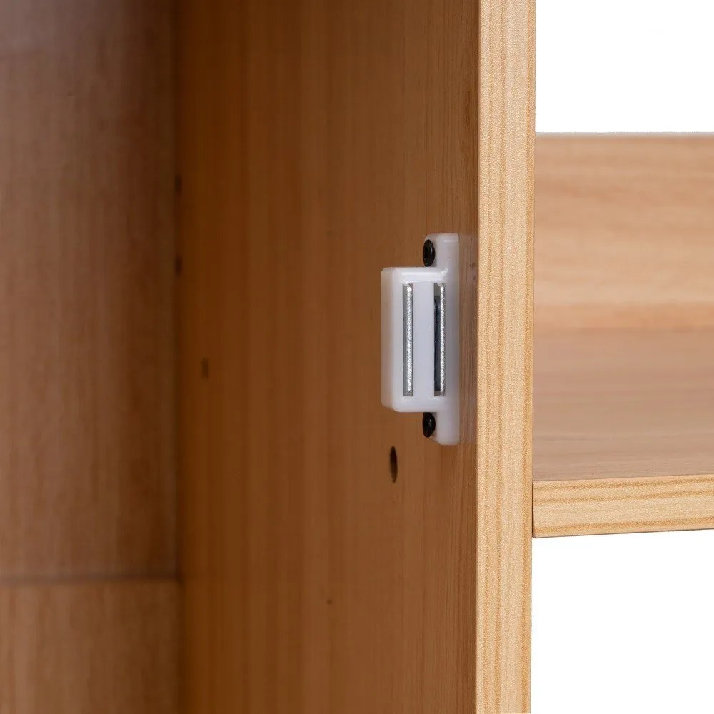 Szafa otwarta w naturalnym kolorze 100x190x48 cm Armarios – Casa Selección